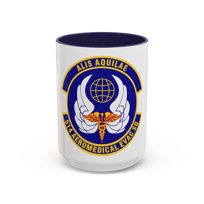514th Aeromedical Evacuation Squadron (U.S. Air Force) Accent Coffee Mug