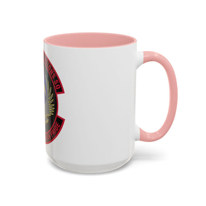 55th Communications Squadron (U.S. Air Force) Accent Coffee Mug