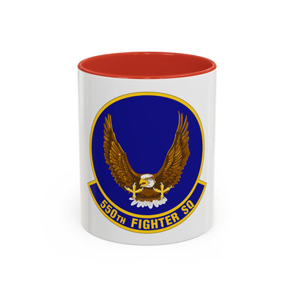 550 Fighter Squadron AETC (U.S. Air Force) Accent Coffee Mug