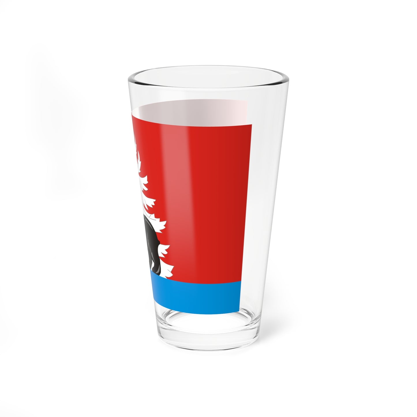 Flag of Ziminsky rayon Irkutsk oblast (Russia) Pint Glass 16oz