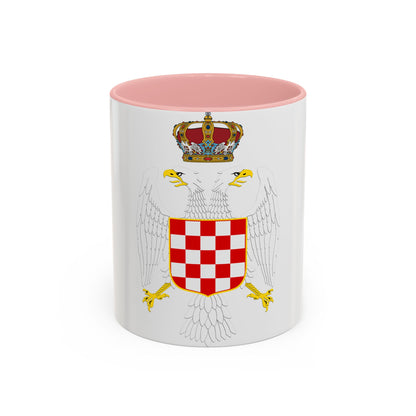 Greater coat of arms of the Banate of Croatia - Accent Coffee Mug