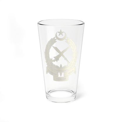 Crest of the Territorial Army Regiment (Malaysia) (Coat of Arms) Pint Glass 16oz