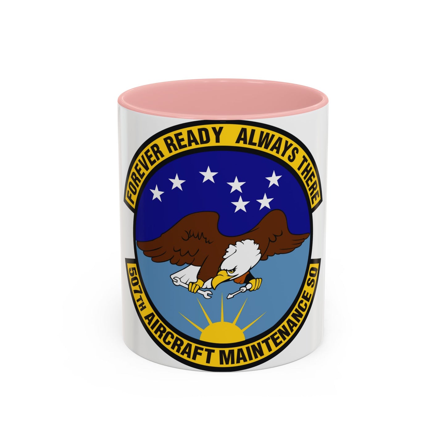 507th Aircraft Maintenance Squadron (U.S. Air Force) Accent Coffee Mug