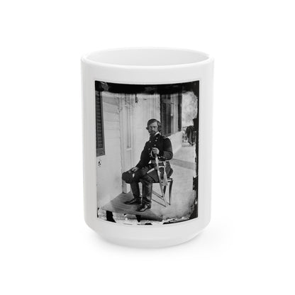 Beaufort, S.C. Gen. Isaac I. Stevens On Same Porch (U.S. Civil War) White Coffee Mug