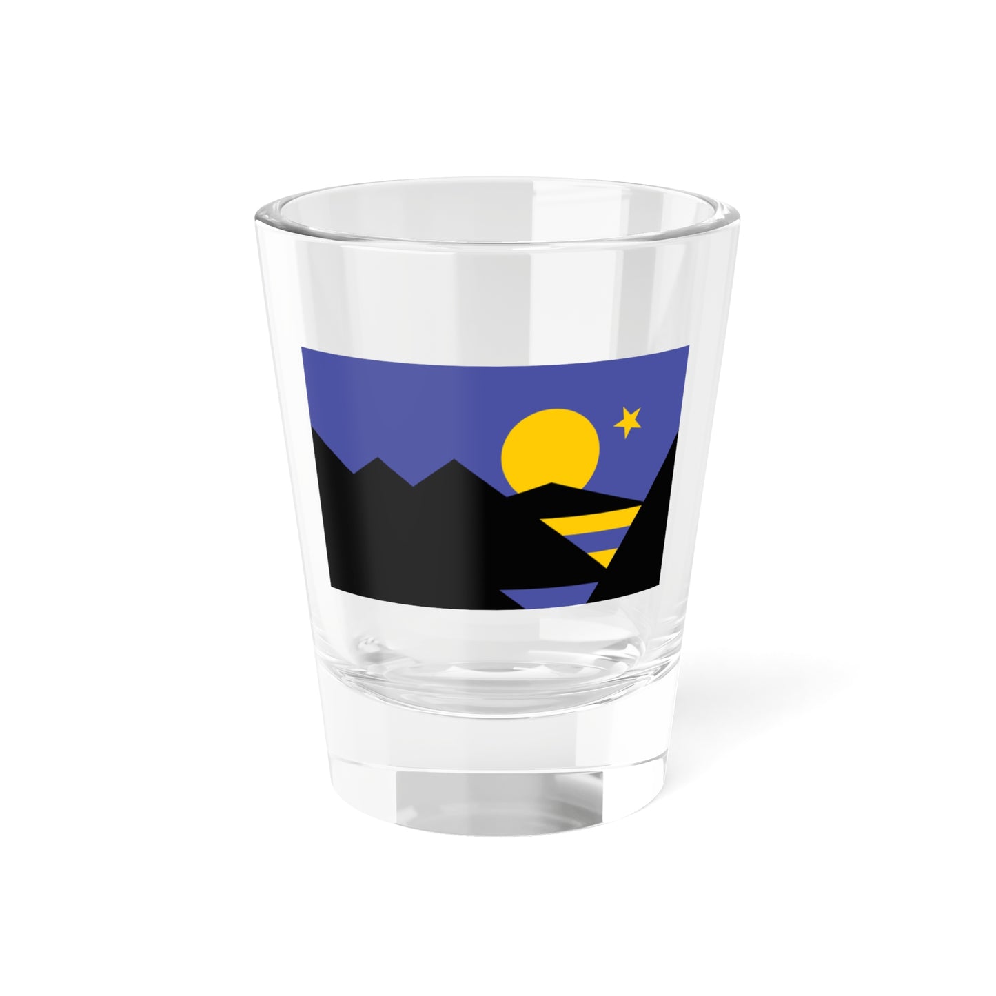 Flag of Julian California (United States) Shot Glass 1.5oz