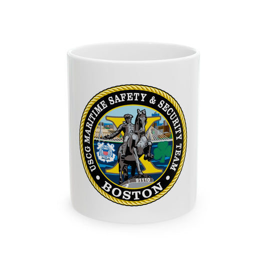 USCG Maritime Safety & Sec Team MSST Boston (U.S. Coast Guard) White Coffee Mug