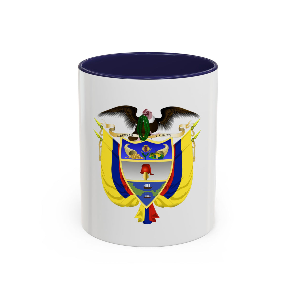 Coat of arms of Colombia 5 - Accent Coffee Mug