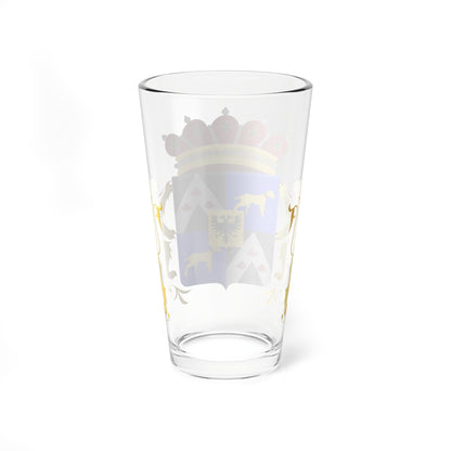 Lovendegem wapen (Belgium) (Coat of Arms) Pint Glass 16oz