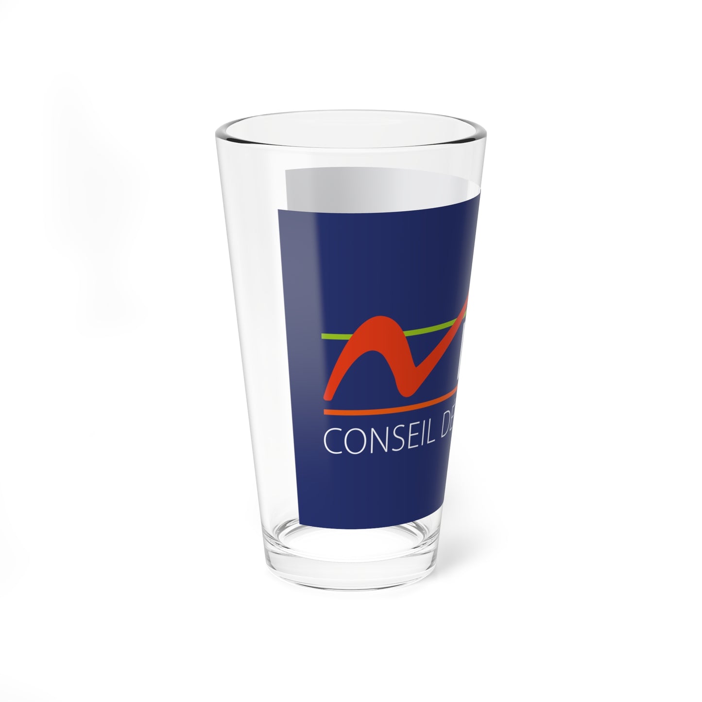 Flag of the Department of Nievre (France) Pint Glass 16oz