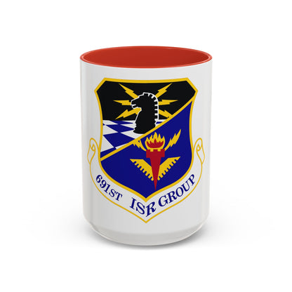 691 Intelligence Surveillance and Reconnaissance Group ACC (U.S. Air Force) Accent Coffee Mug