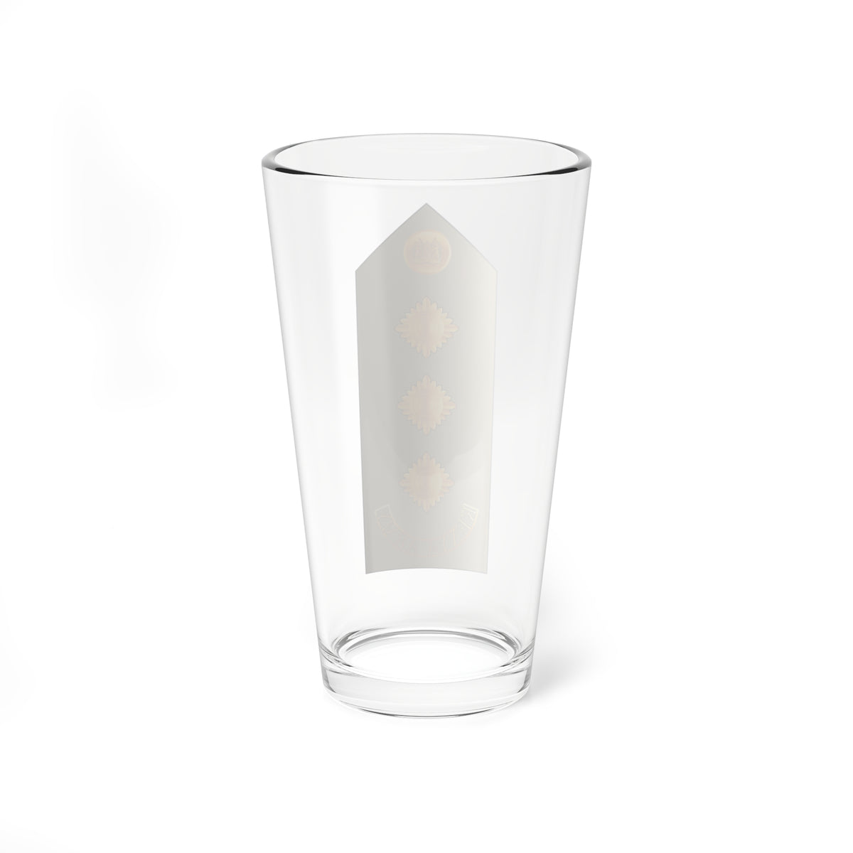 09. Kenyan Army CAPT (Kenya) (Military Rank) Pint Glass 16oz