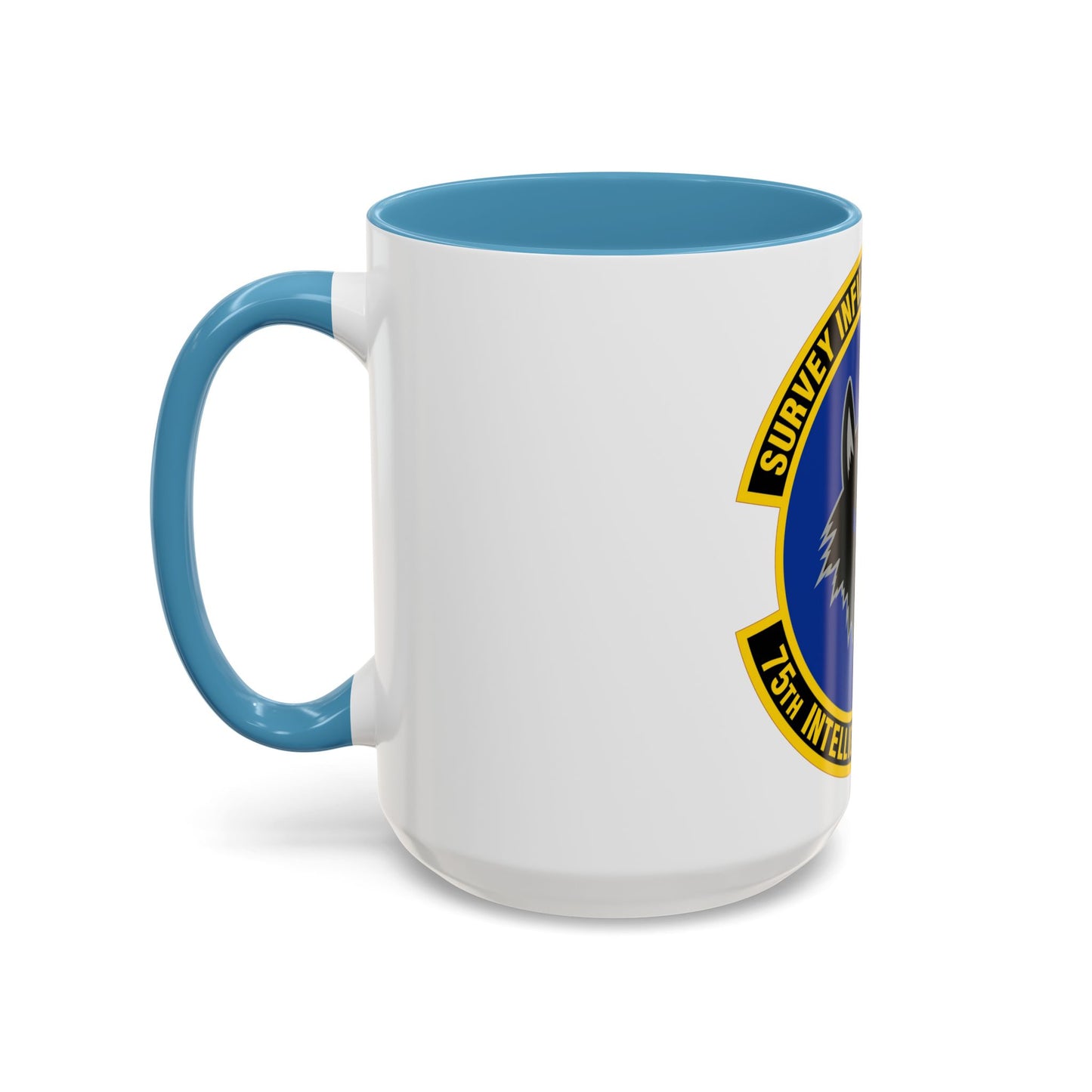 75 Intelligence Squadron ACC (U.S. Air Force) Accent Coffee Mug