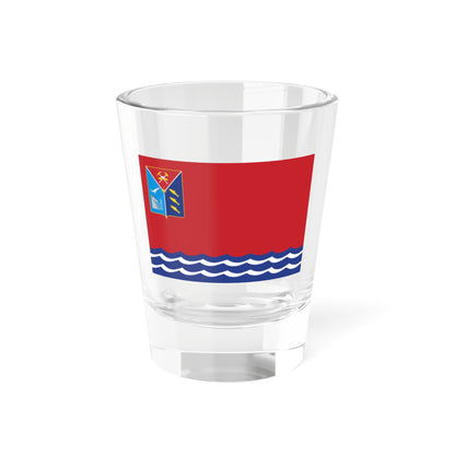 Flag of Magadan Oblast Russia - Shot Glass 1.5oz