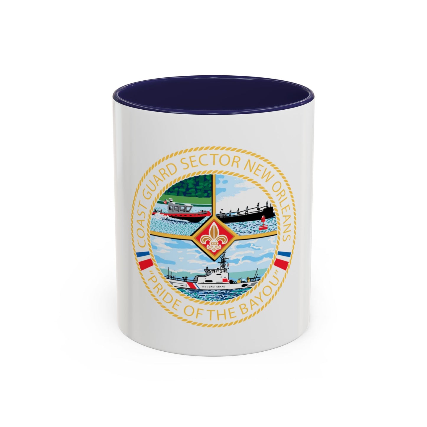 USCG Sector New Orleans   Pride of the Bayou (U.S. Coast Guard) Accent Coffee Mug
