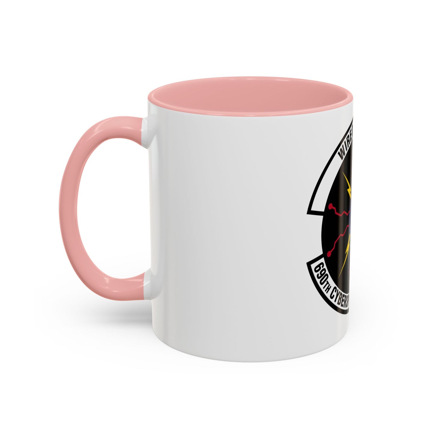 690 Cyberspace Operations Squadron AFSPC (U.S. Air Force) Accent Coffee Mug