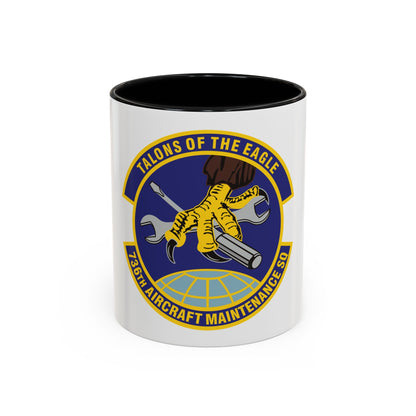 736th Aircraft Maintenance Squadron (U.S. Air Force) Accent Coffee Mug