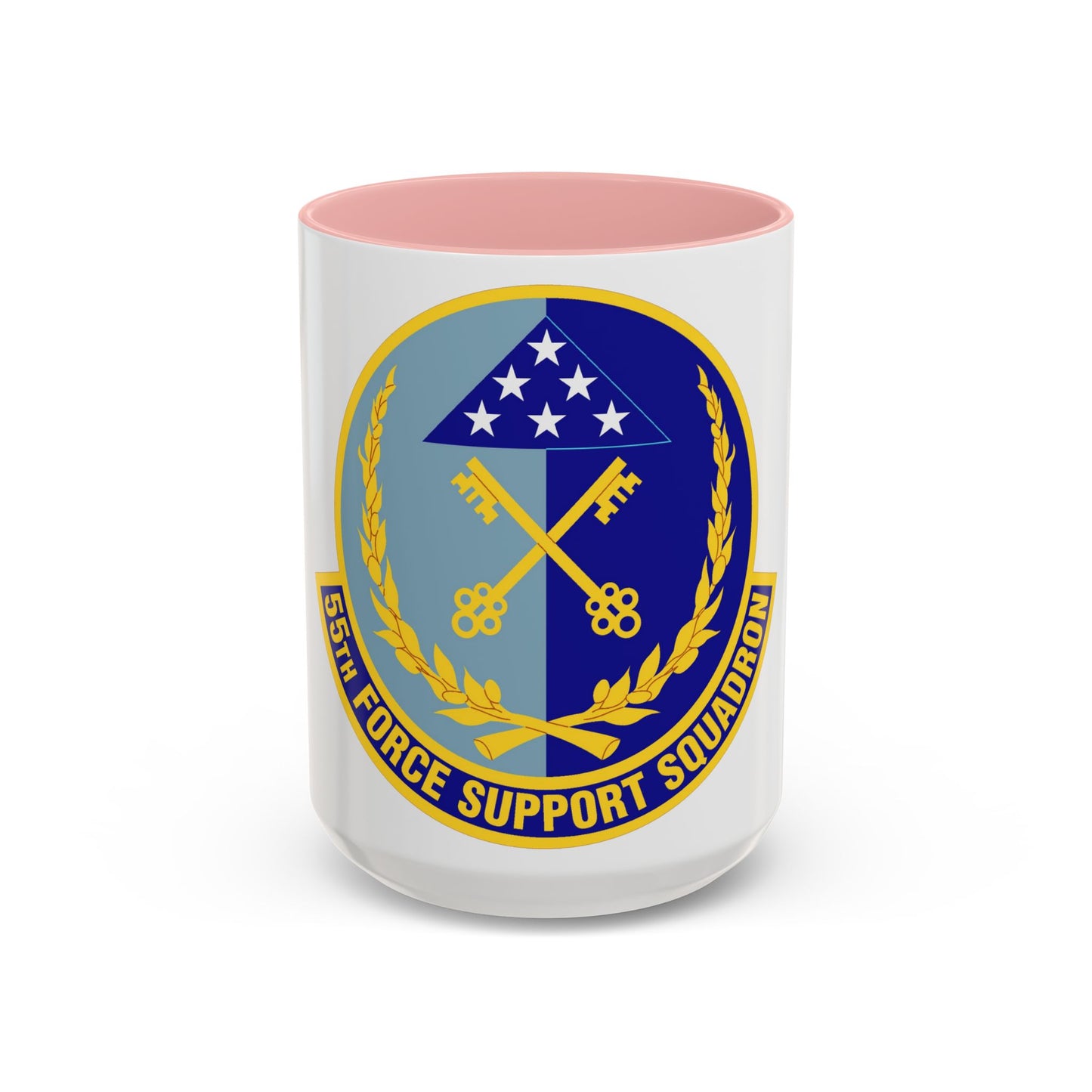 55th Force Support Squadron (U.S. Air Force) Accent Coffee Mug