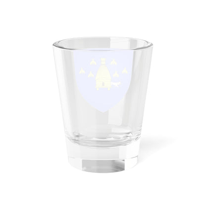 Blason Fr famille Athaguy Soule (Spain) (Coat of Arms) Shot Glass 1.5oz