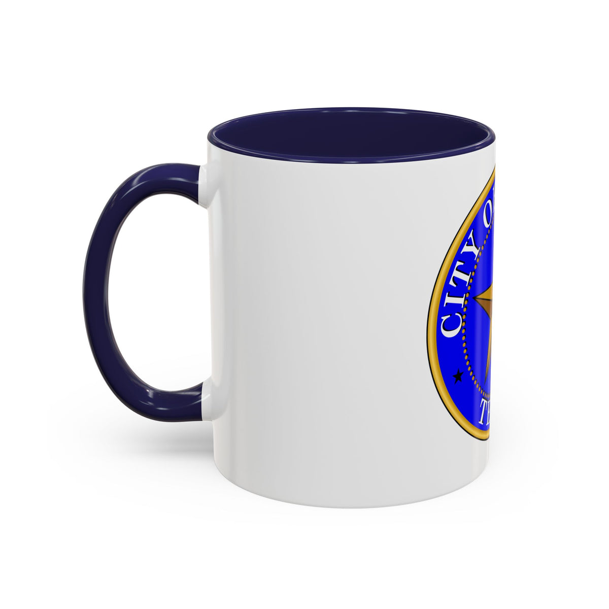 Seal of Dallas - Accent Coffee Mug