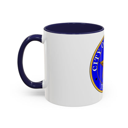 Seal of Dallas - Accent Coffee Mug