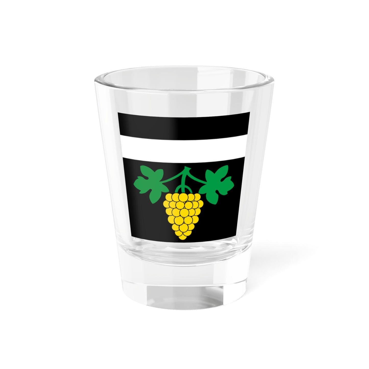 CHE Wunnewil-Flamatt Flag (Switzerland) Shot Glass 1.5oz