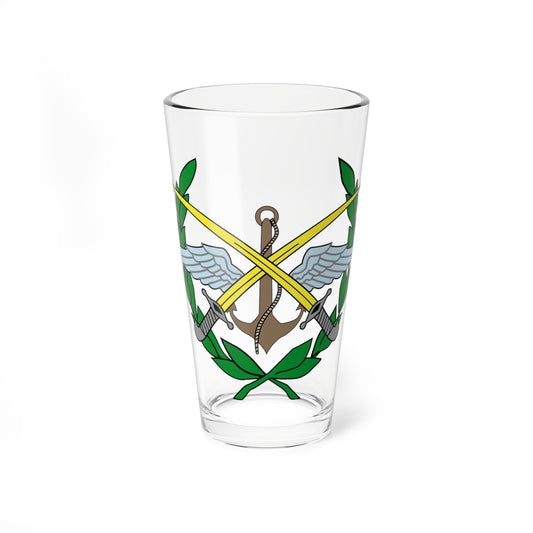 Syria Armed Forces Emblem (Syria) (Coat of Arms) Pint Glass 16oz