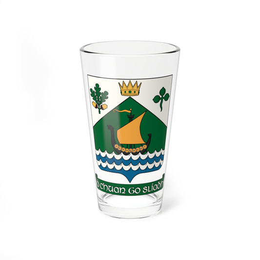Dún Laoghaire-Rathdown COA (Ireland) (Coat of Arms) Pint Glass 16oz