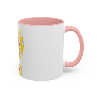 Ornamented Coat of Arms of Maximilian I, Holy Roman Emperor - Accent Coffee Mug