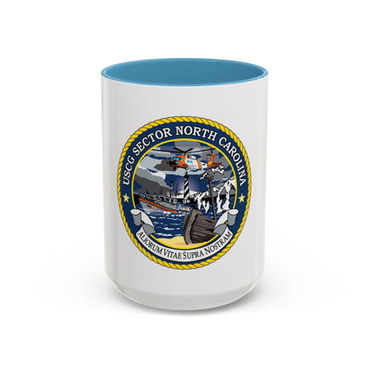 USCG Secctor North Carolina (U.S. Coast Guard) Accent Coffee Mug