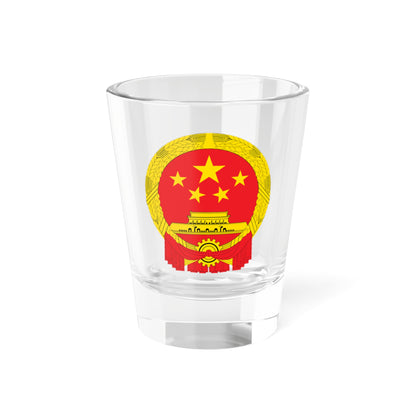 National Emblem of the Peoples Republic of China 6 (China) (Coat of Arms) Shot Glass 1.5oz