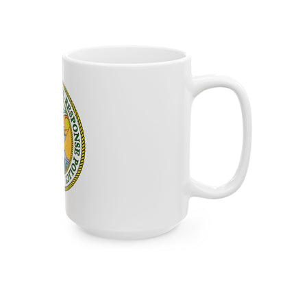 USCG Marine Environmental Resp Policy (U.S. Coast Guard) White Coffee Mug