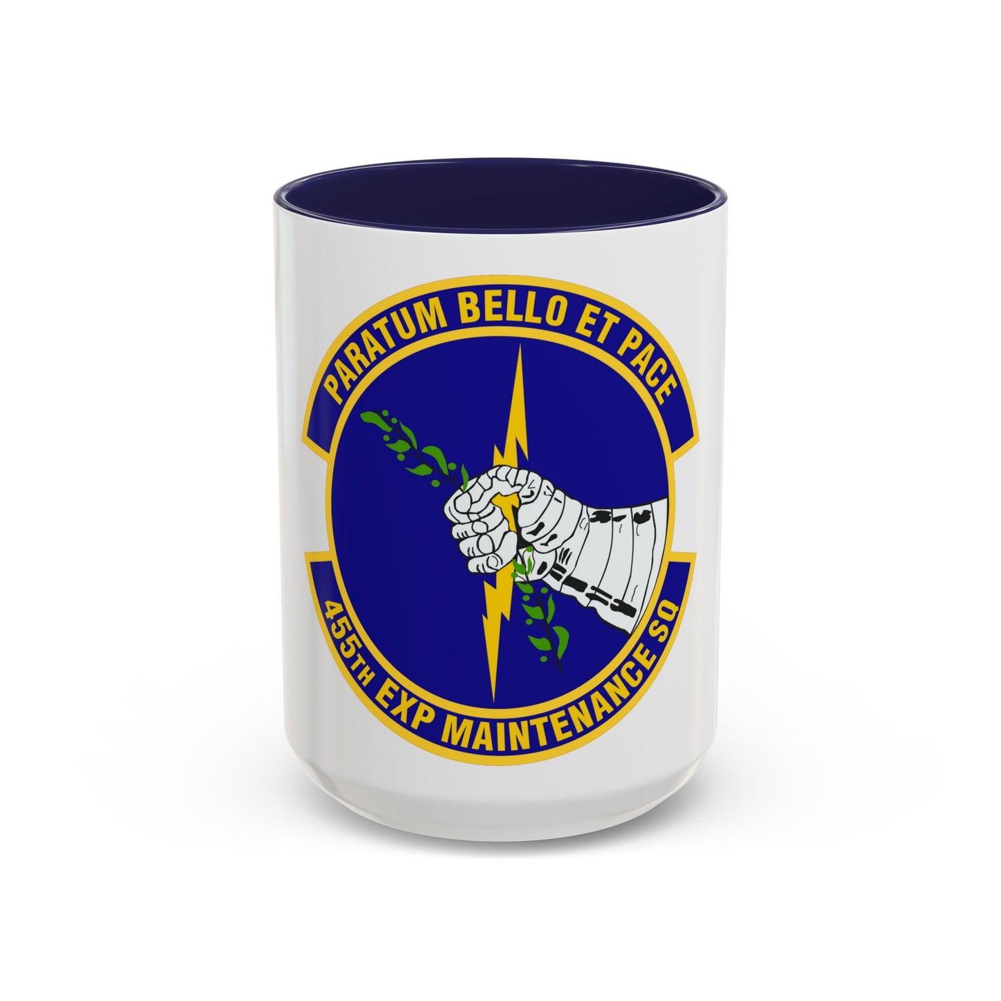 455th Expeditionary Maintenance Squadron (U.S. Air Force) Accent Coffee Mug