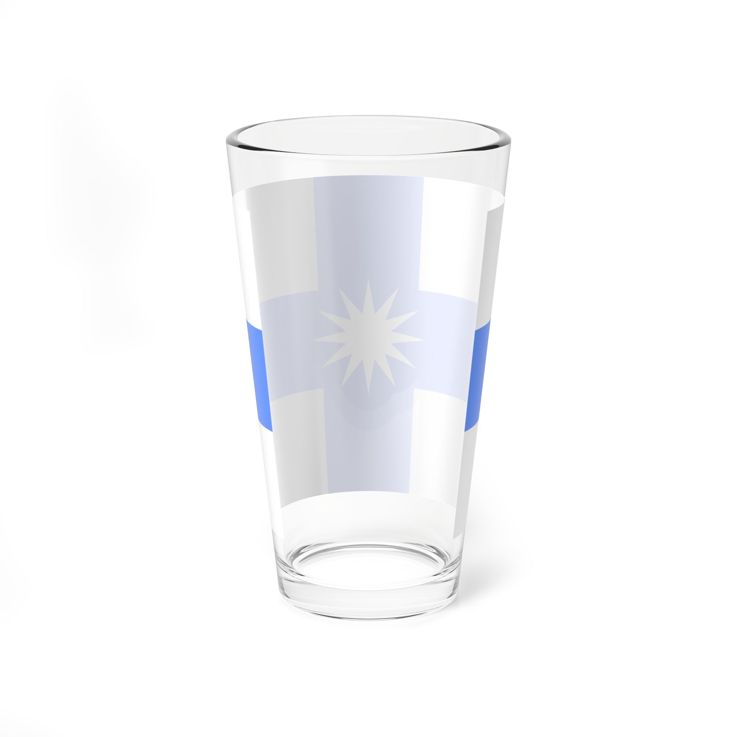 Flag of Gorskoe Leningrad oblast (Russia) Pint Glass 16oz