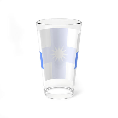 Flag of Gorskoe Leningrad oblast (Russia) Pint Glass 16oz