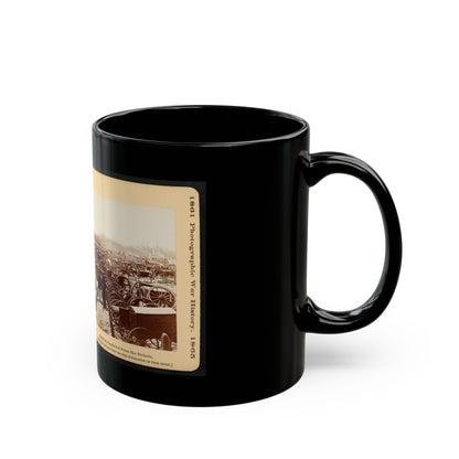 Artillery Captured From The Rebels 001 (U.S. Civil War) Black Coffee Mug