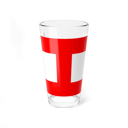 Flag of the Ministry of Public Works (Japan) Pint Glass 16oz