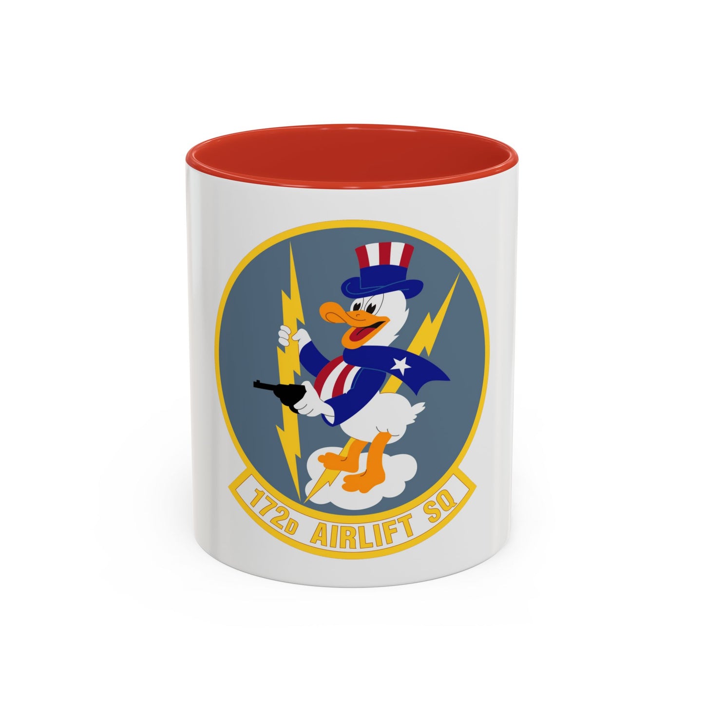 172d Airlift Squadron (U.S. Air Force) Accent Coffee Mug