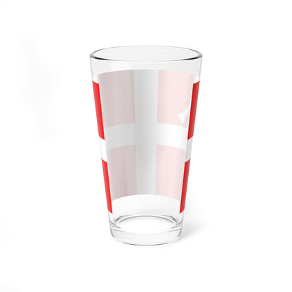 Flag of Annecy (France) Pint Glass 16oz