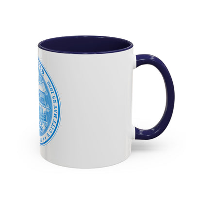 Seal of Springfield Massachusetts - Accent Coffee Mug