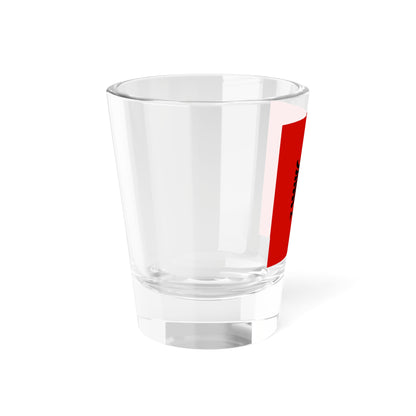 Presidential flag of Albania 1946 to 1992 - Shot Glass 1.5oz