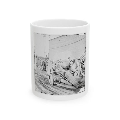 Unknown Location. Parrott Gun (U.S. Civil War) White Coffee Mug