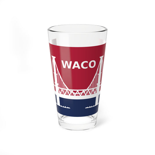 Flag of Waco Texas 1985-2024 (United States) Pint Glass 16oz