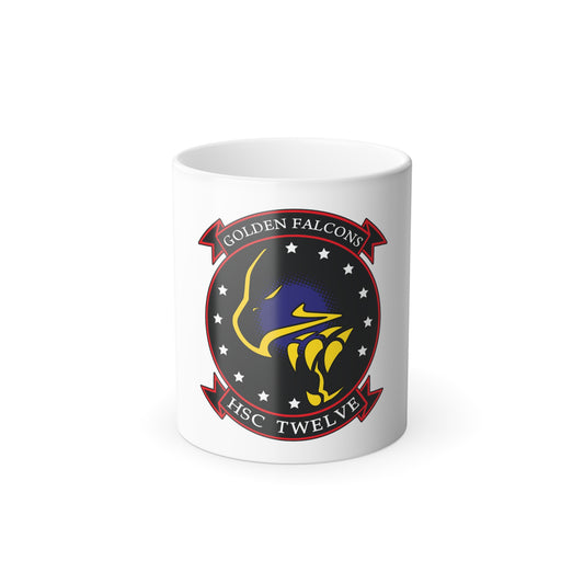HSC 12 Golden Falcons (U.S. Navy) Color Changing Mug 11oz