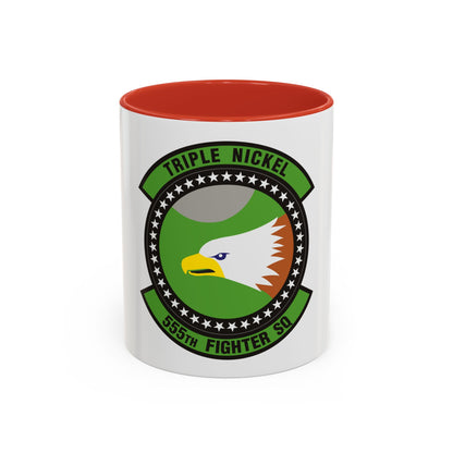 555th Fighter Squadron (U.S. Air Force) Accent Coffee Mug