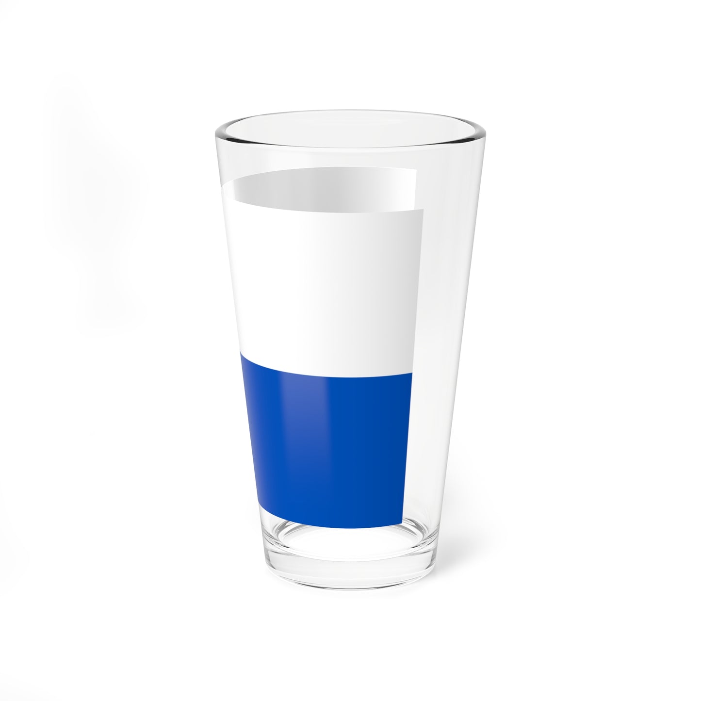 Flag of Valdaysky rayon Novgorod oblast 1996 (Russia) Pint Glass 16oz
