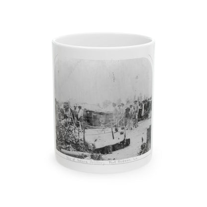 View Of Indiana Artillery, Port Hudson, La (U.S. Civil War) White Coffee Mug