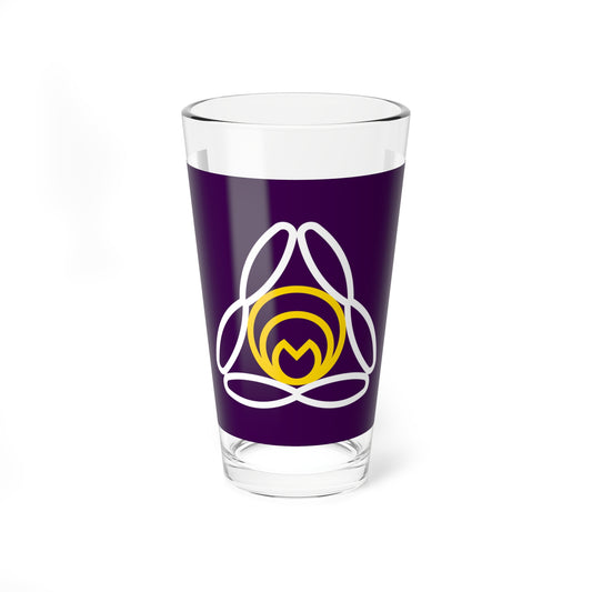 Flag of Kitahiroshima Hokkaido (Japan) Pint Glass 16oz
