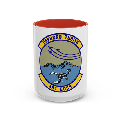 451st Expeditionary Operations Support Squadron (U.S. Air Force) Accent Coffee Mug
