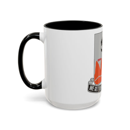 4 Signal Battalion (U.S. Army) Accent Coffee Mug
