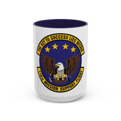116th Mission Support Flight (U.S. Air Force) Accent Coffee Mug
